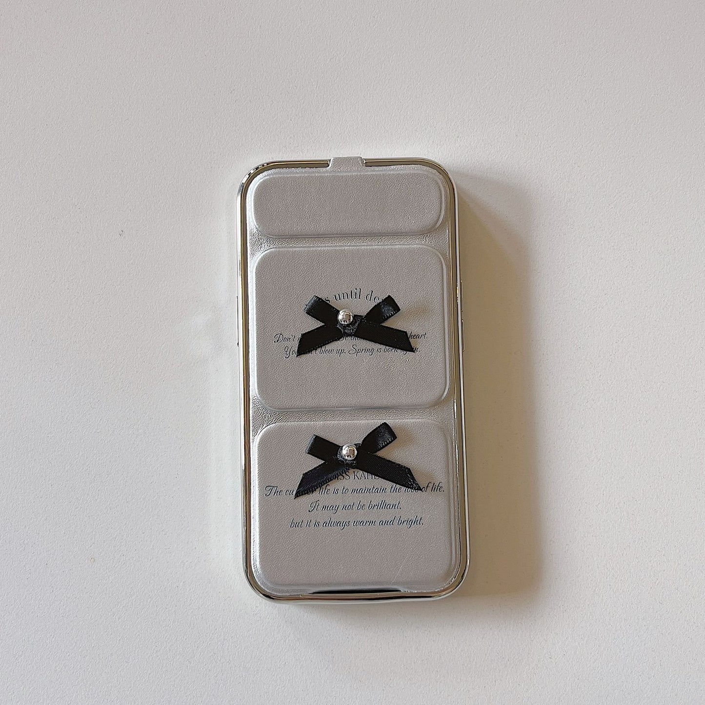 Elegant Ribbon Charm Case - iPhone