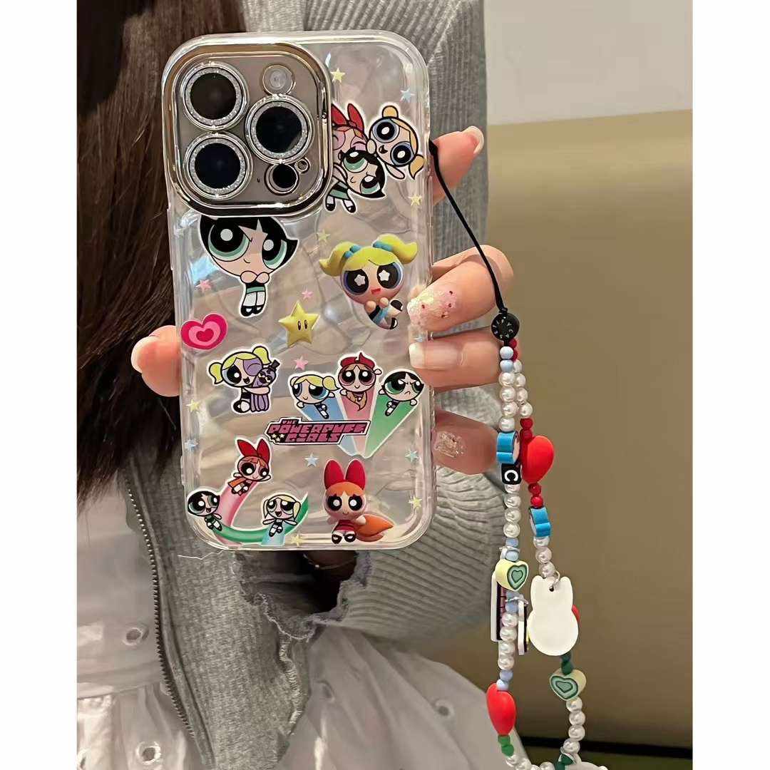 Animated Adventure Cartoon Case With Charm - iPhone