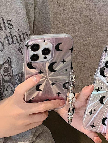 Moon Glow Holo With Charm - iPhone