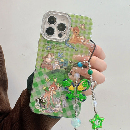 Shimmer Family Bambi Camera Case With Pendant Charm - iPhone