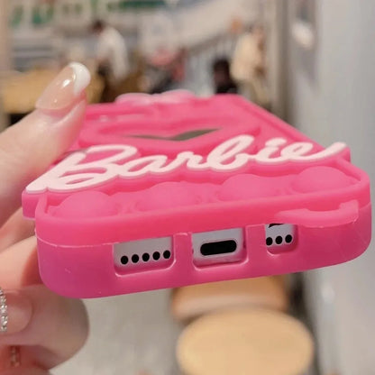Barbie Heart Mirror Case - iPhone