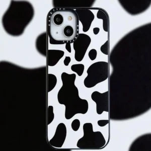 Silicon Cow Print Case - iPhone