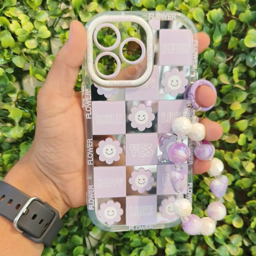 Checker Bloom Phone Case - iPhone