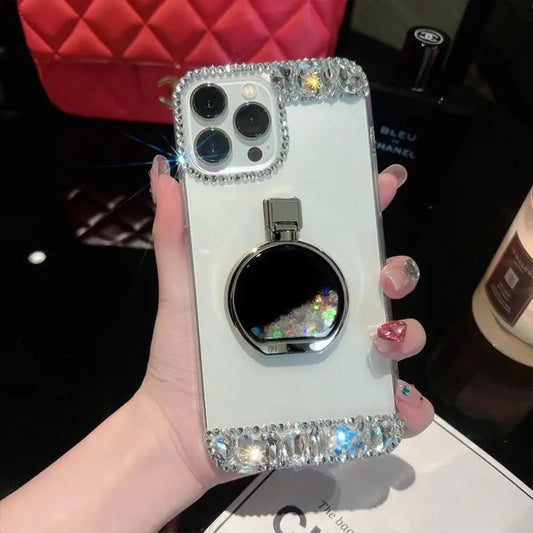 Perfume Blingy Case With Diamond Stones - iPhone
