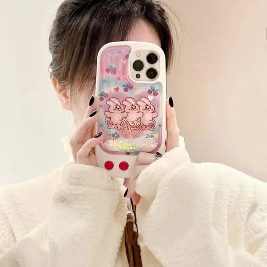 Glitter Rabbit Case - iPhone