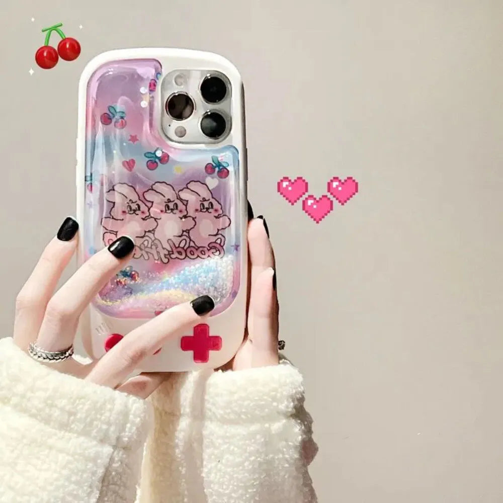 Glitter Rabbit Case - iPhone